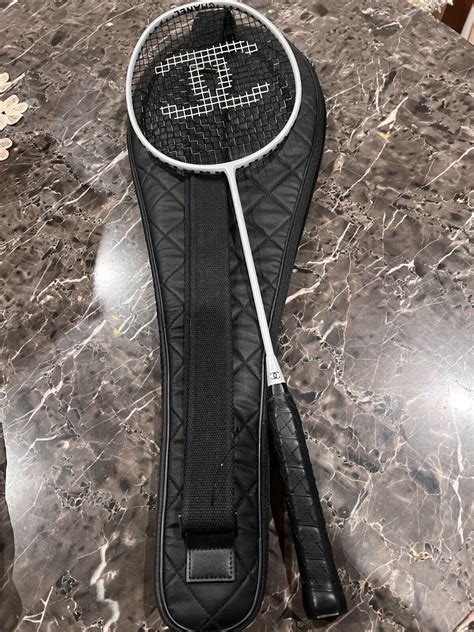 chanel badminton racket black